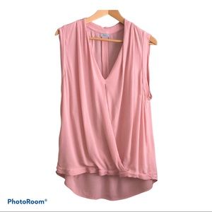 Abbeline Surplice Gauze Sleeveless Top Size Medium